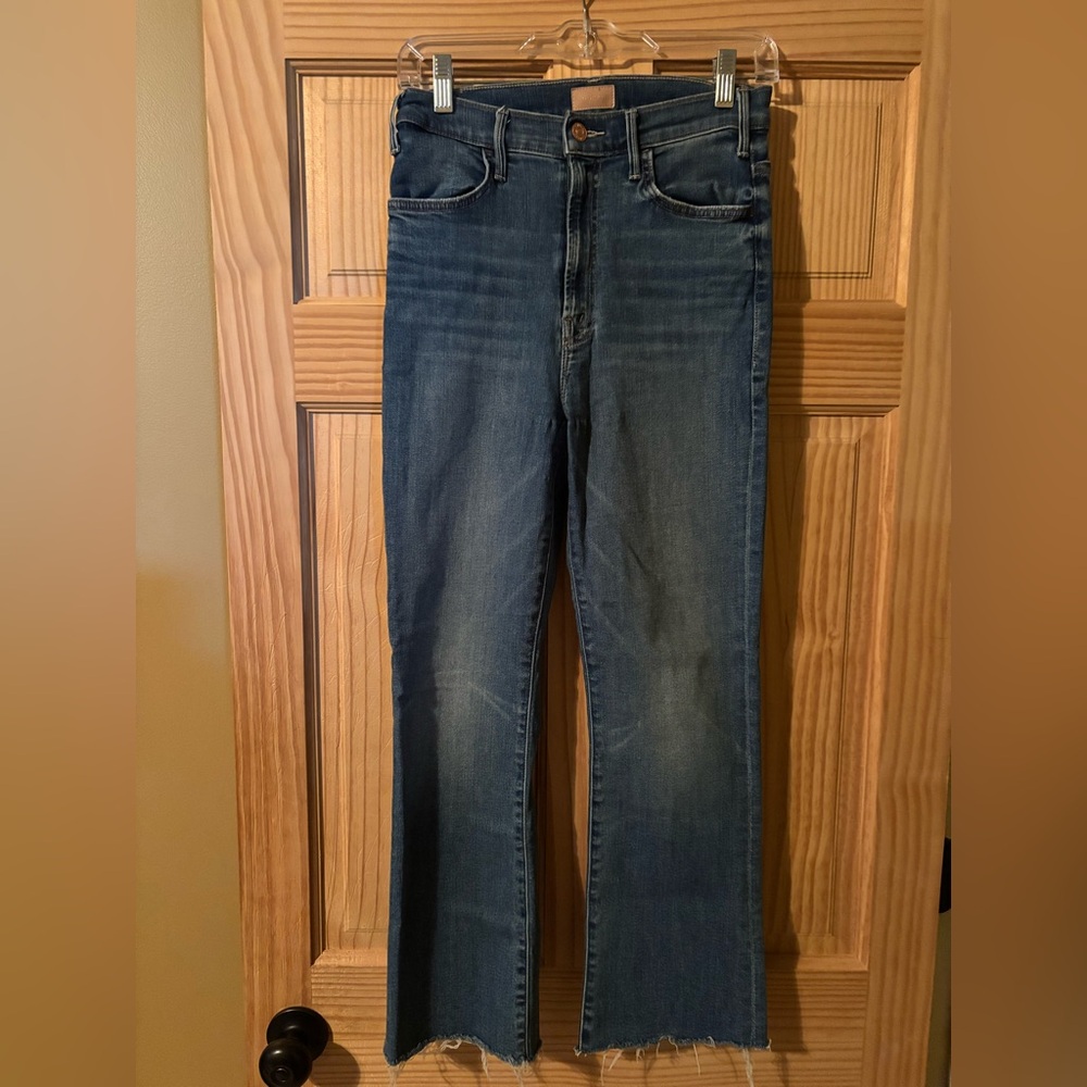 Like NEW! Mother The Hustler Ankle Fray Jeans
